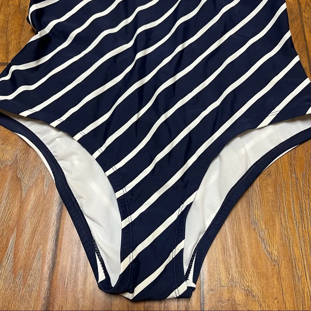 Kona Sol™ Oxford‎ Blue Women's Large Coverage One Piece Swimsuit